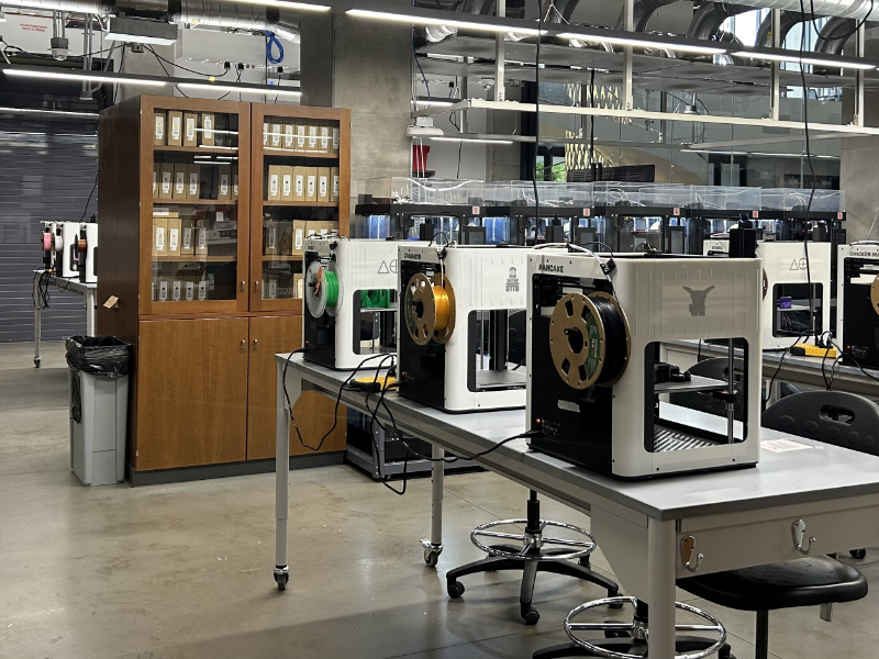 Machinery in the Digital Fabrication Lab at Texas Inventionworks